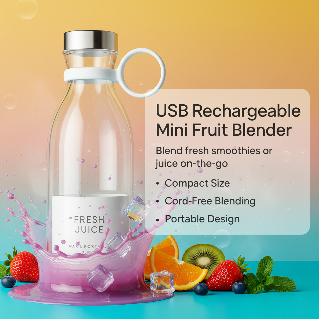 Blend Fresh Smoothies Anytime, Anywhere